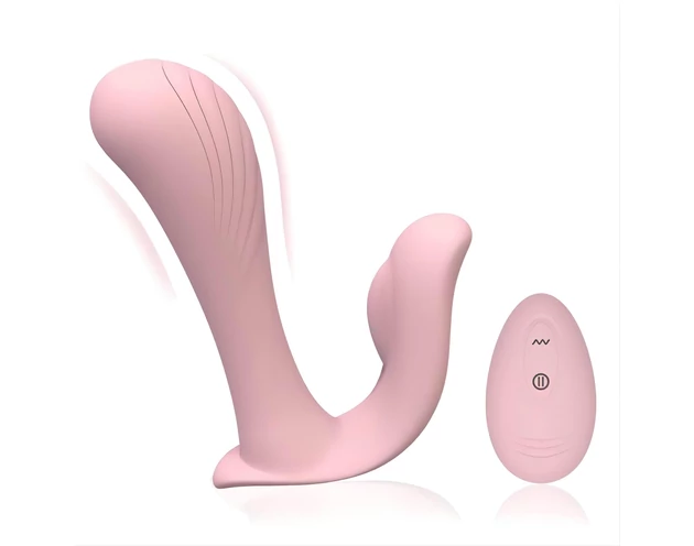 Tracy's Dog - rádiós, vízálló felhelyezhető vibrátor (pink)