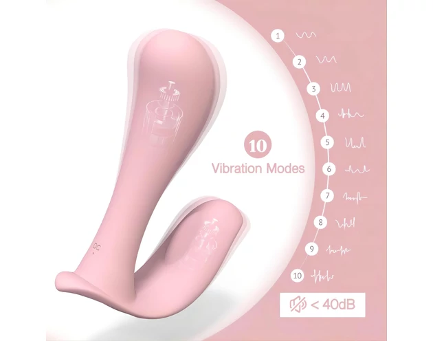 Tracy's Dog - rádiós, vízálló felhelyezhető vibrátor (pink)