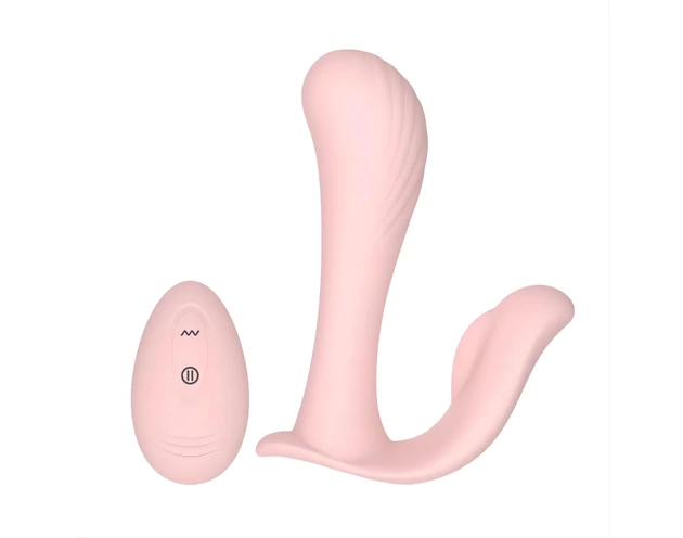 Tracy's Dog - rádiós, vízálló felhelyezhető vibrátor (pink)