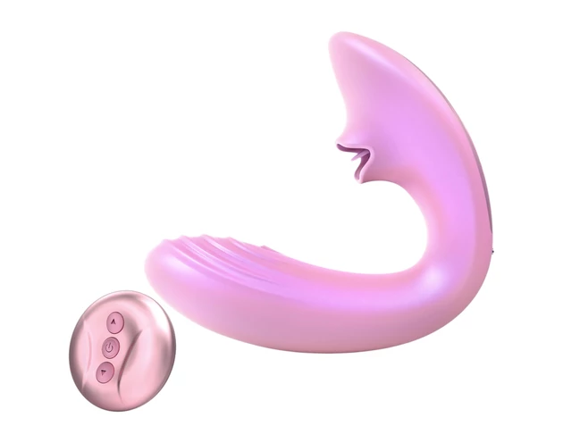 Tracy's Dog OG Lick - G-pont vibrátor és csiklóizgató (pink)