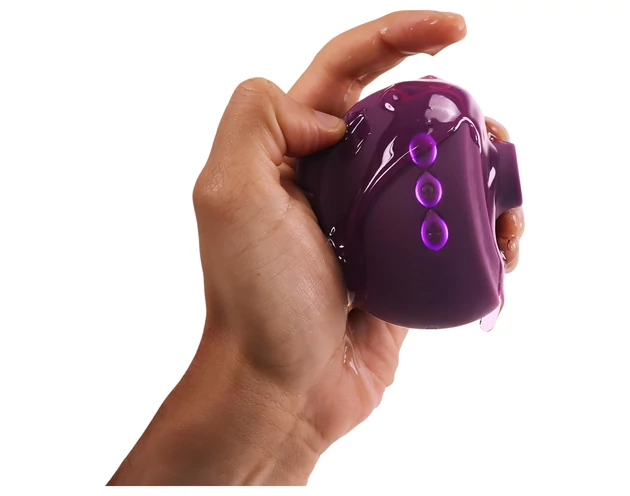 Tracy's Dog OG 3 - csiklószívó G-pont vibrátor (lila)