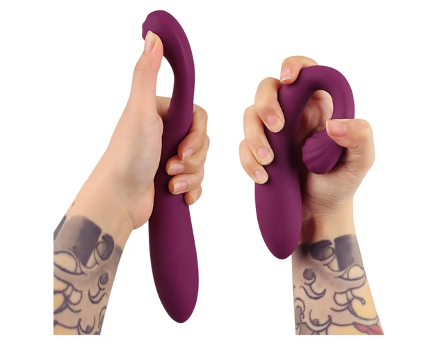 Tracy's Dog OG 3 - csiklószívó G-pont vibrátor (lila)
