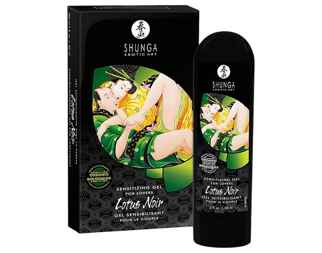 Shunga Lotus Noir - unisex stimuláló gél (60ml)