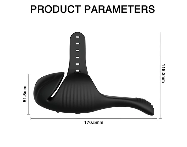 Leopard - akkus makkvibrátor (fekete)