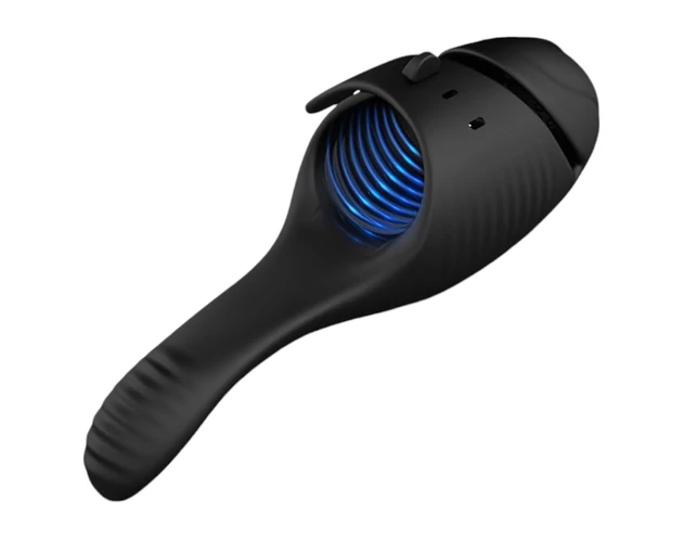 Leopard - akkus makkvibrátor (fekete)