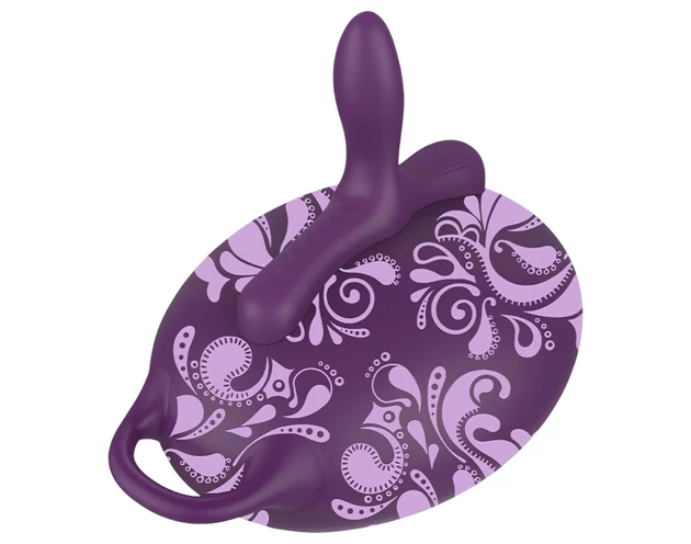 Bouncy Bliss Classic - felfújható párna vibrátor (lila)