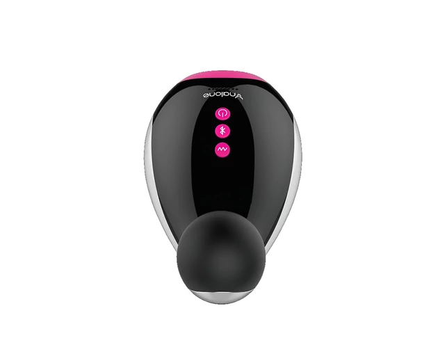 Nalone Oxxy - okos vibráló maszturbátor (fekete-pink-fehér)