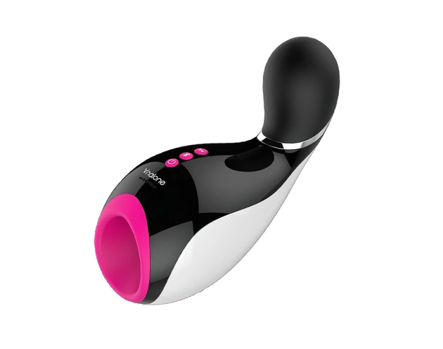 Nalone Oxxy - okos vibráló maszturbátor (fekete-pink-fehér)