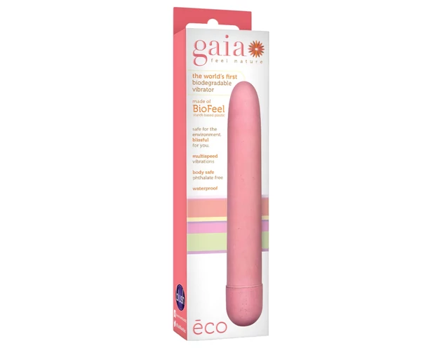 Gaia Eco L - környezetbarát rúdvibrátor (pink) - nagy
