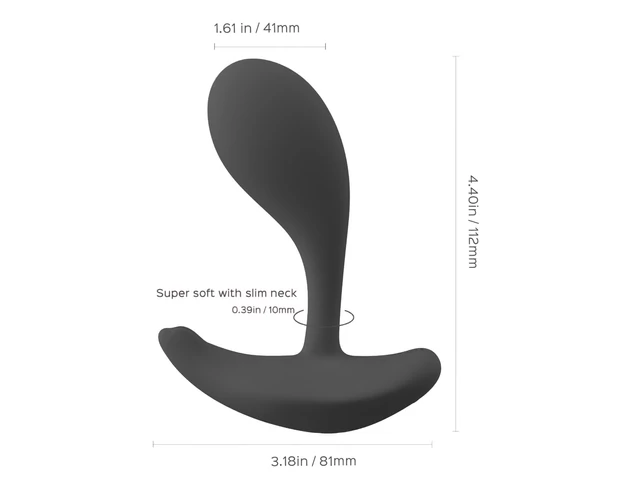 Honey Play Box Oly 2 - okos G-pont és csiklóizgató (fekete)