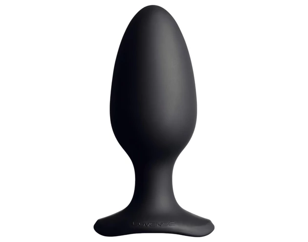 LOVENSE Hush 2 L - akkus kis anál vibrátor (57mm) - fekete