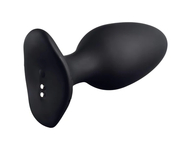 LOVENSE Hush 2 L - akkus kis anál vibrátor (57mm) - fekete