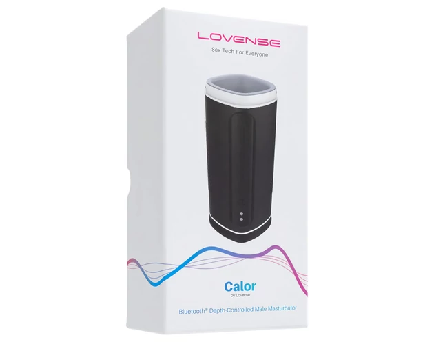 LOVENSE Calor - okos, melegítő maszturbátor (fekete)