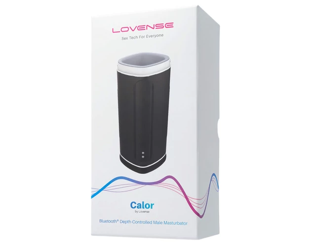 LOVENSE Calor - okos, melegítő maszturbátor (fekete)