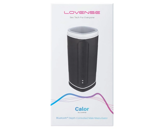 LOVENSE Calor - okos, melegítő maszturbátor (fekete)