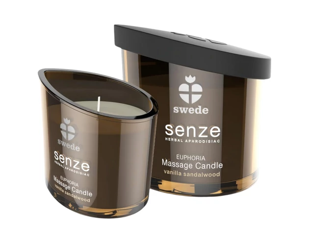 Swede Senze - masszázsgyertya - vanília, szantálfa (50ml)
