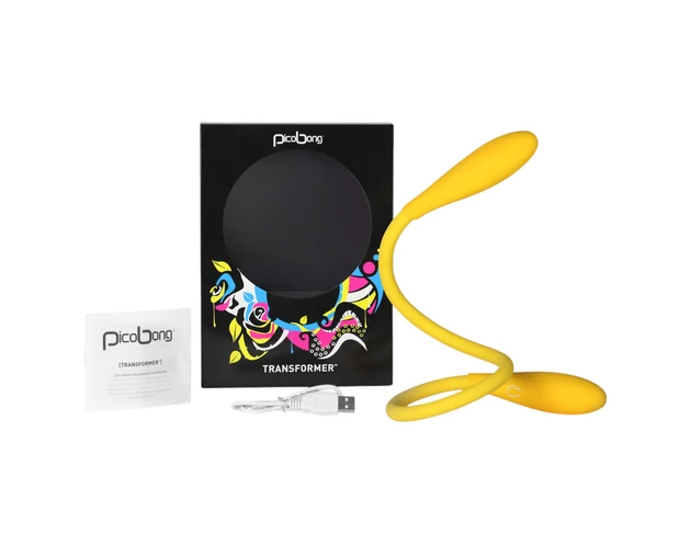 Picobong Transformer - vízálló unisex vibrátor (sárga)