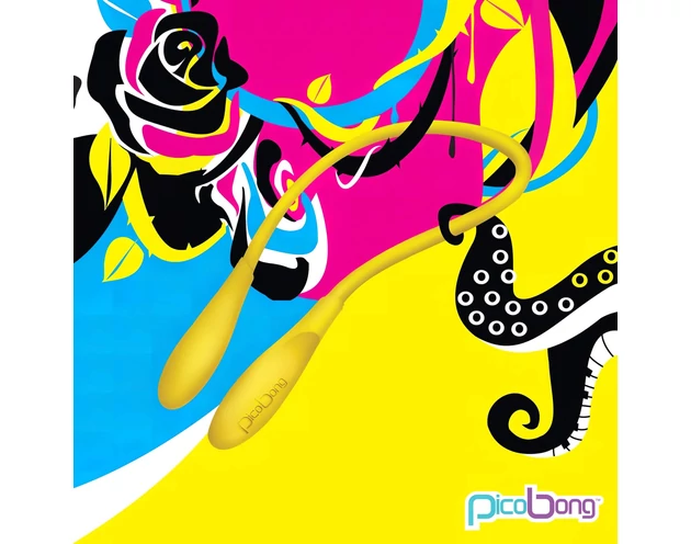 Picobong Transformer - vízálló unisex vibrátor (sárga)