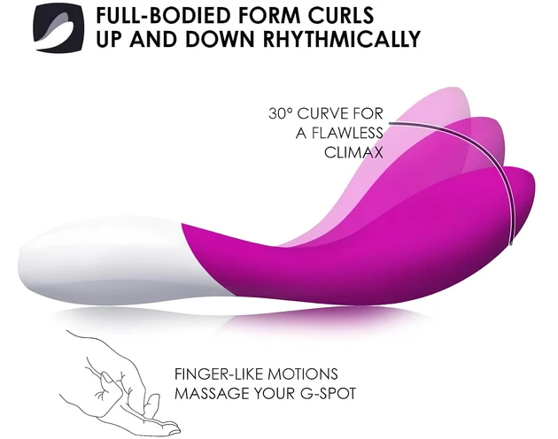 LELO Mona Wave - vízálló G-pont vibrátor (lila)