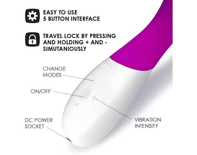 LELO Mona Wave - vízálló G-pont vibrátor (lila)
