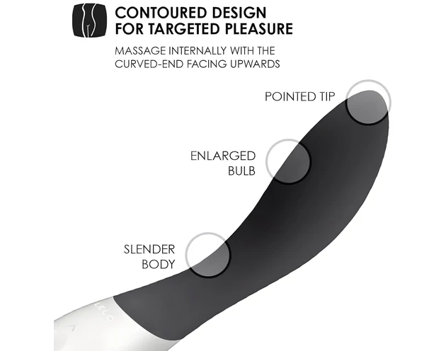 LELO Mona Wave - vízálló G-pont vibrátor (fekete)