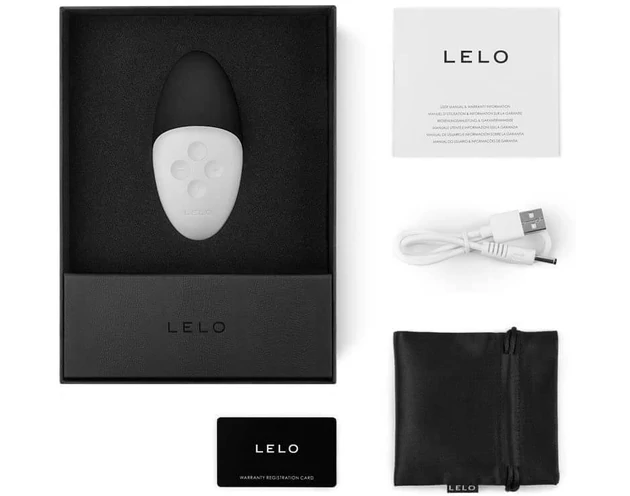 LELO Siri 2 Music - vízálló csiklóvibrátor (fekete)