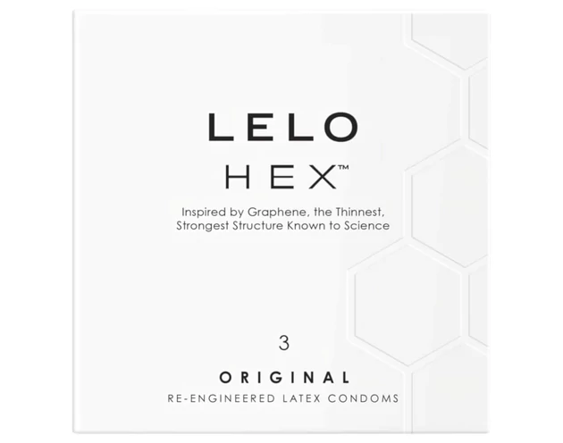 LELO Hex Original - luxus óvszer (3db)