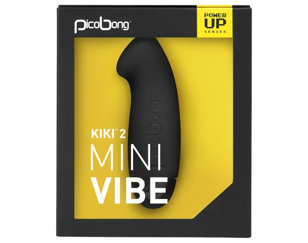 Picobong Kiki 2 - csikló vibrátor (fekete)