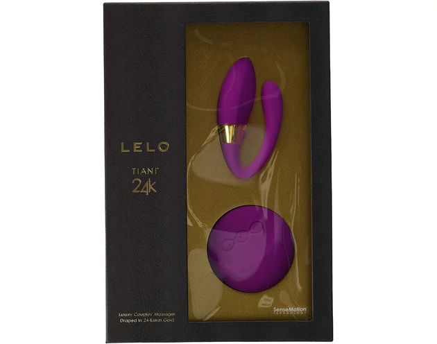 LELO Tiani 24K- akkus párvibrátor (lila)