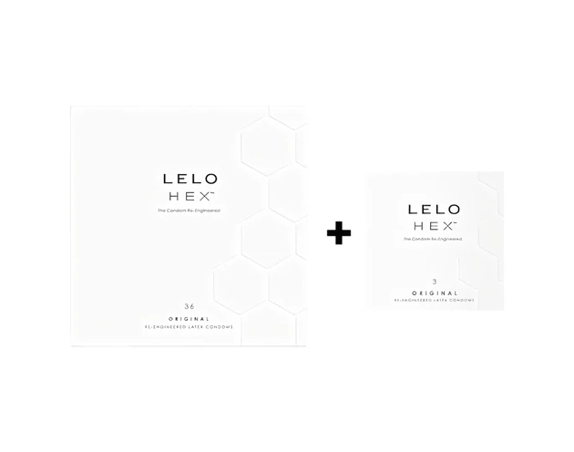 LELO Hex Original - luxus óvszer csomag (36+3db)