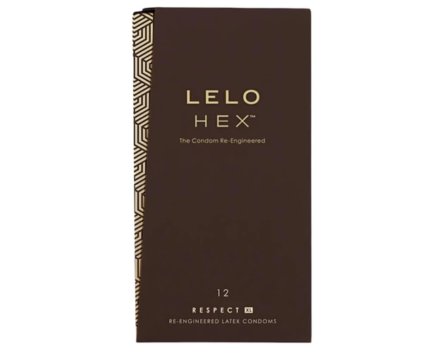 LELO Hex Respect XL - luxus óvszer (12db)