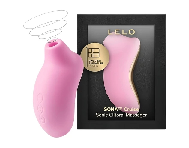 LELO Sona Cruise - hanghullámos csiklóizgató (pink)