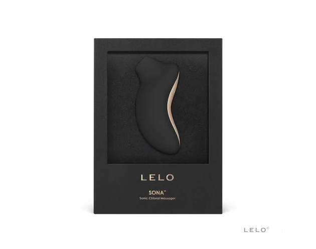 LELO Sona - hanghullámos csiklóizgató (fekete)