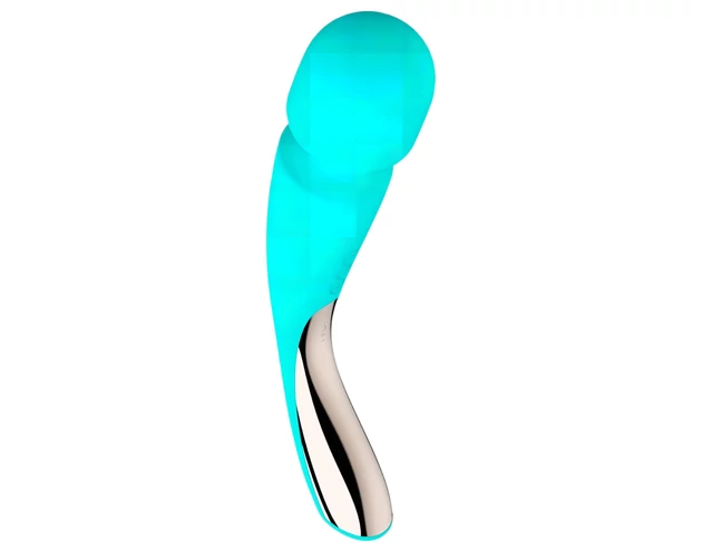 LELO Smart Wand 2 - nagy - akkus, masszírozó vibrátor (türkiz)