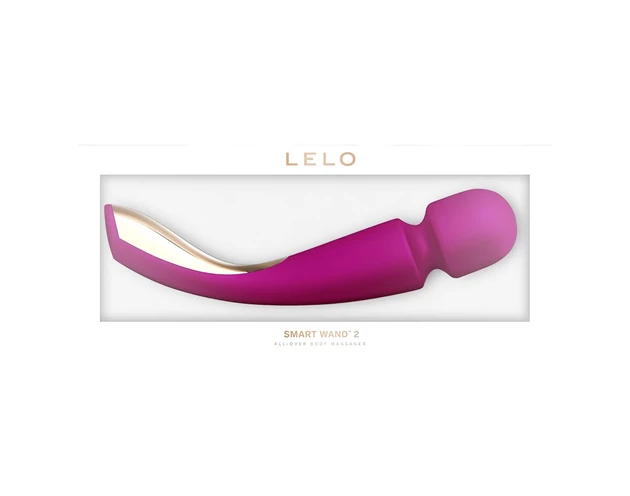 LELO Smart Wand 2 - nagy - akkus, masszírozó vibrátor (lila)