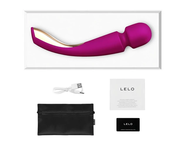LELO Smart Wand 2 - nagy - akkus, masszírozó vibrátor (lila)
