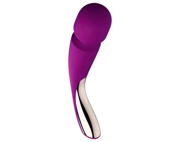 LELO Smart Wand 2 - nagy - akkus, masszírozó vibrátor (lila)