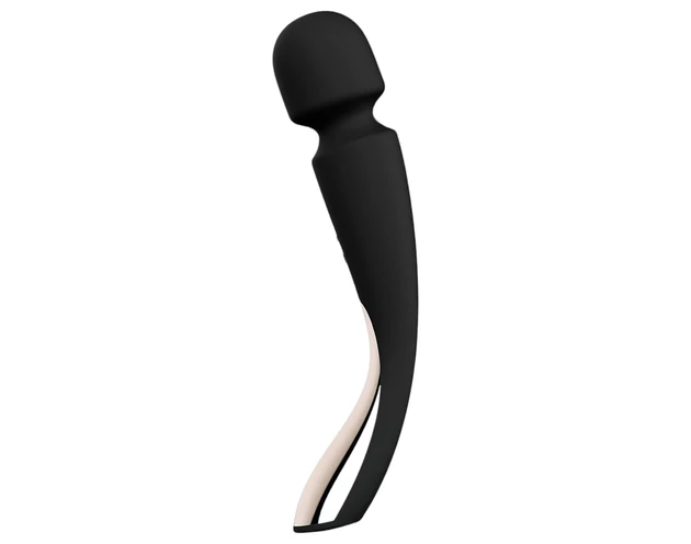LELO Smart Wand 2 - nagy - akkus, masszírozó vibrátor (fekete)