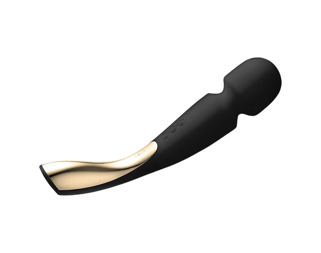 LELO Smart Wand 2 - nagy - akkus, masszírozó vibrátor (fekete)