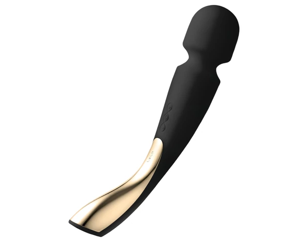 LELO Smart Wand 2 - nagy - akkus, masszírozó vibrátor (fekete)