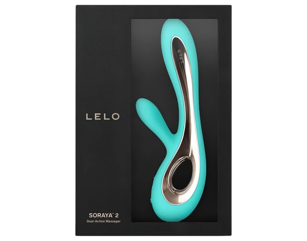 LELO Soraya 2 - csiklókaros vízálló vibrátor (türkiz)