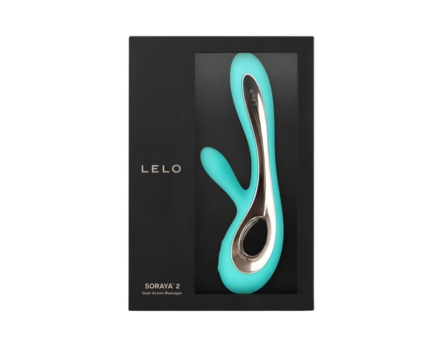 LELO Soraya 2 - csiklókaros vízálló vibrátor (türkiz)
