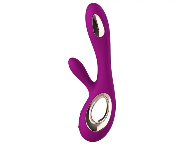LELO Soraya Wave - akkus, csiklókaros, bólogató vibrátor (lila)