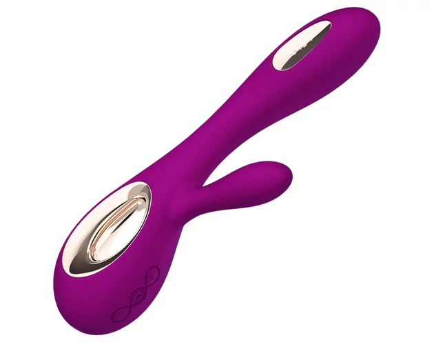 LELO Soraya Wave - akkus, csiklókaros, bólogató vibrátor (lila)