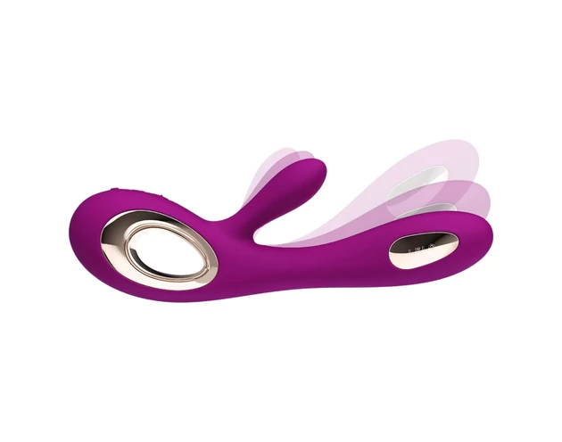 LELO Soraya Wave - akkus, csiklókaros, bólogató vibrátor (lila)