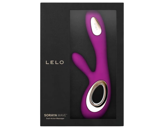 LELO Soraya Wave - akkus, csiklókaros, bólogató vibrátor (lila)