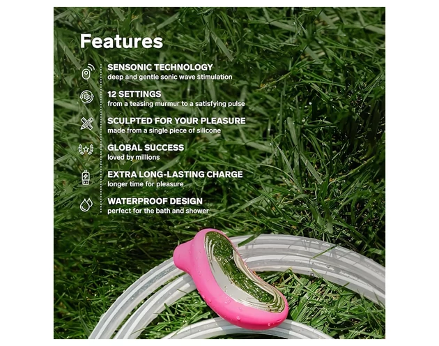 LELO Sona 2 - hanghullámos csiklóizgató (lila)