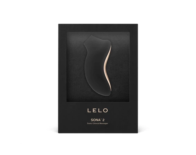 LELO Sona 2 - hanghullámos csiklóizgató (fekete)