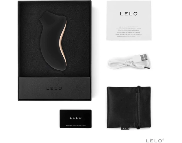 LELO Sona 2 Cruise - hanghullámos csiklóizgató (fekete)