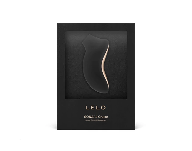 LELO Sona 2 Cruise - hanghullámos csiklóizgató (fekete)